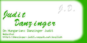 judit danzinger business card